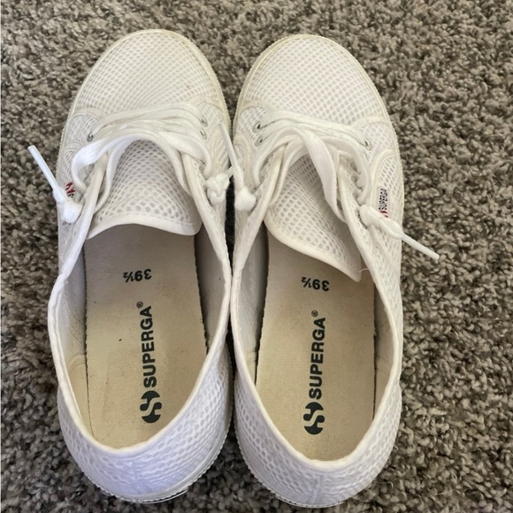 Superga white sneakers size 39.5/9 - Picture 4 of 5